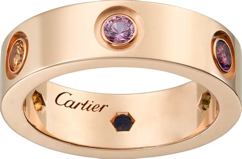 cartier rinf|cartier pink gold rings.